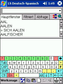 LingvoSoft Dictionary German <-> Spanish for Pocke 2.7.26 screenshot